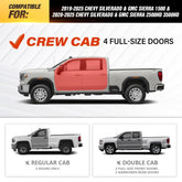 Yzona Truck Side Steps Running Boards Compatible with 2019-2025 Chevy Silverado & GMC Sierra 1500